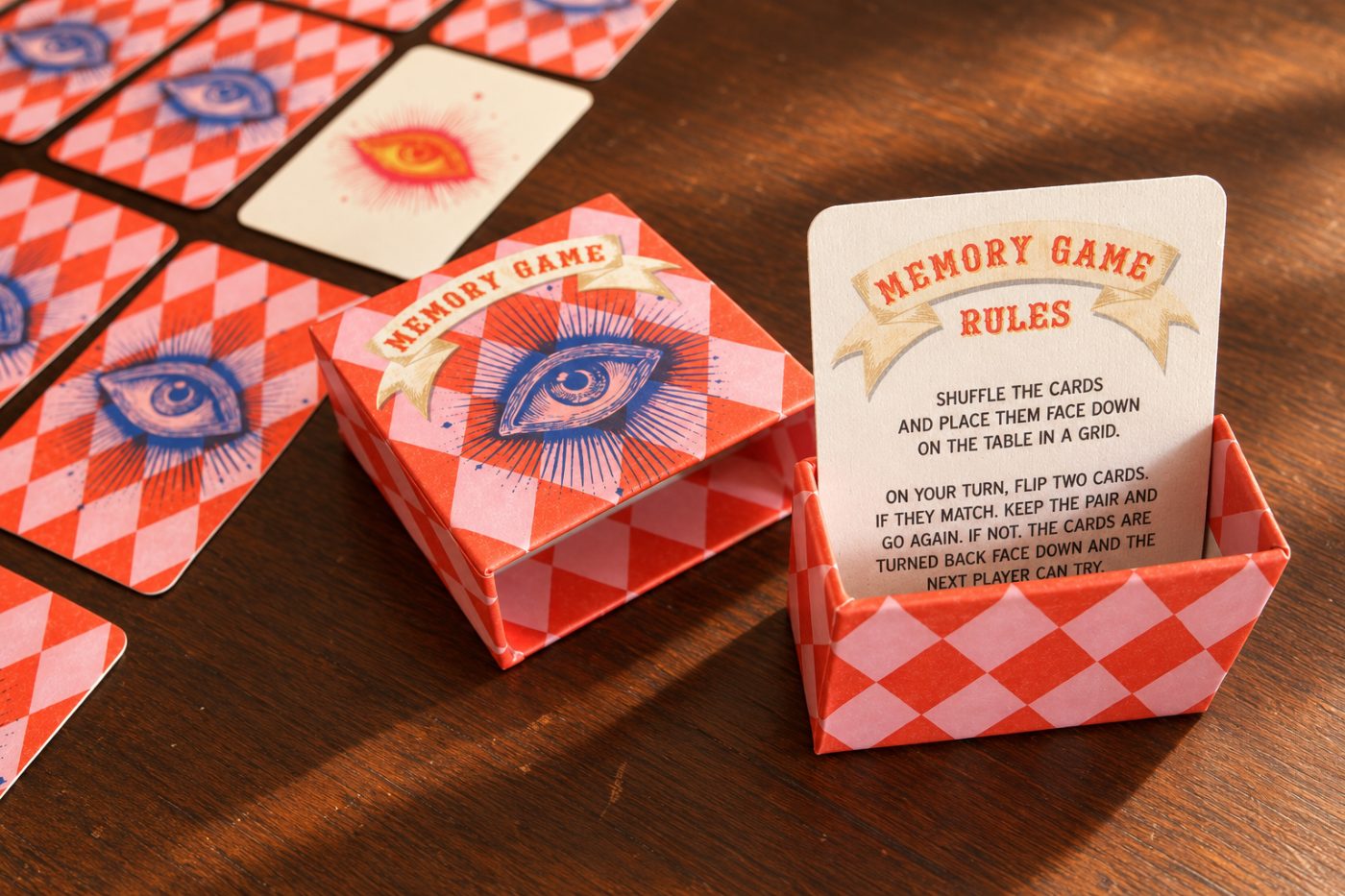 Kitsch Royale memoriespel met doosje