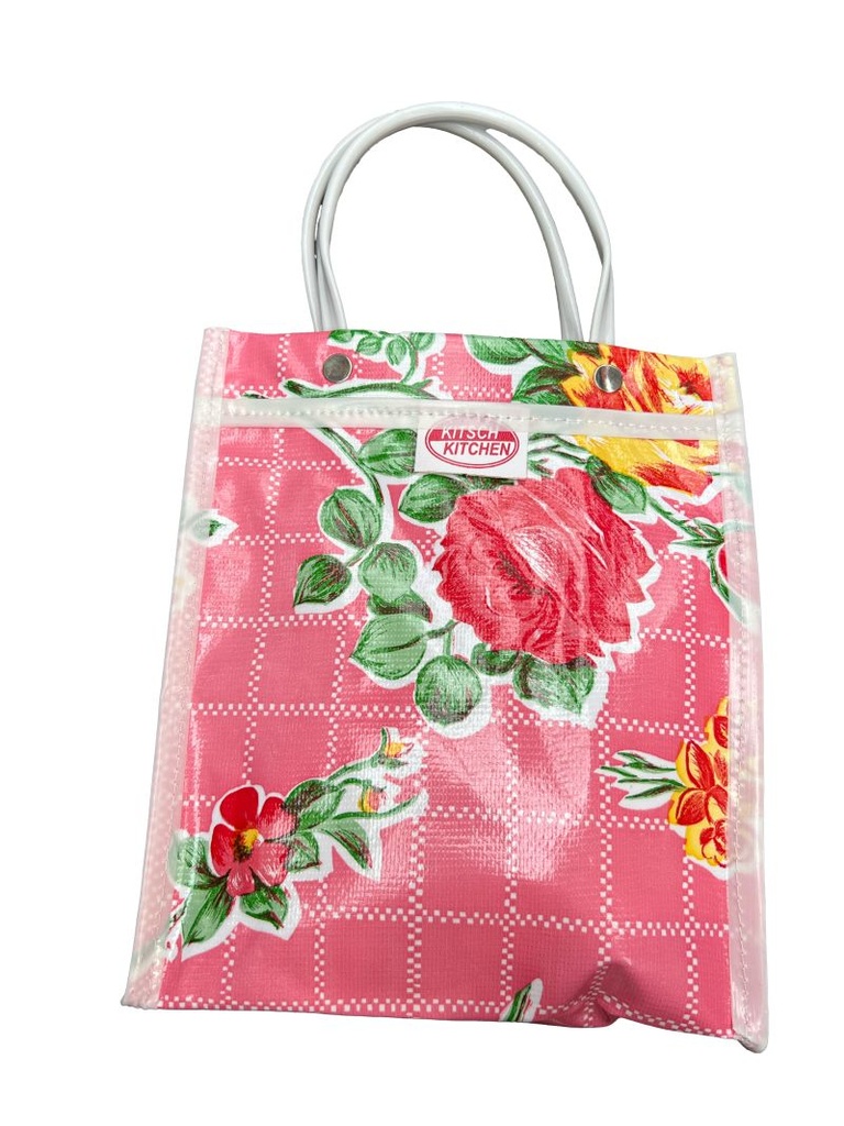 Kitsch Kitchen tafelzeil rechthoekige kinder tas roze