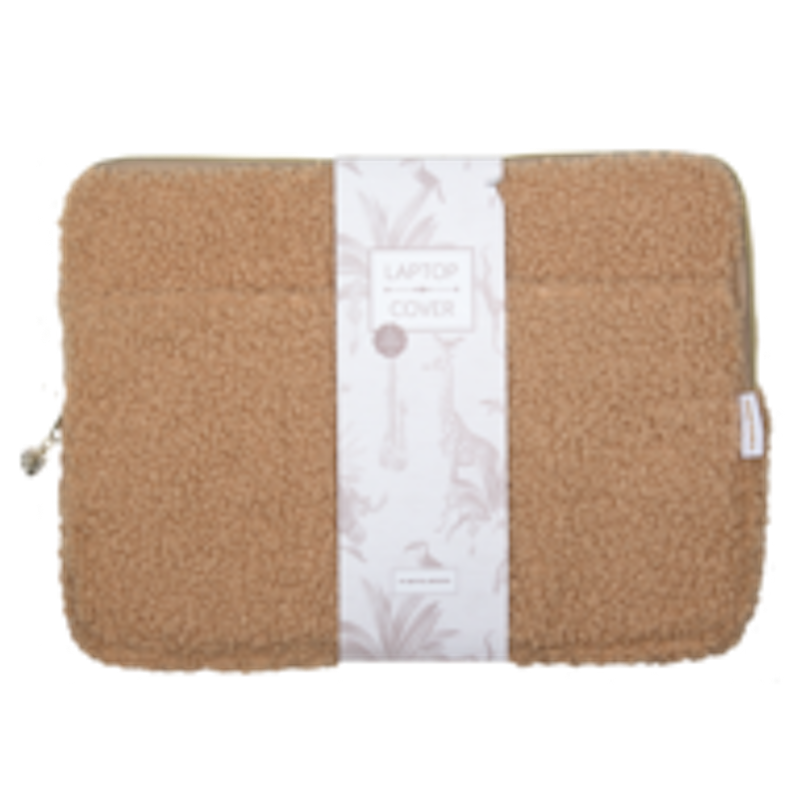 Pimpelmees laptop case (13 inch) Mono Teddy warm nude