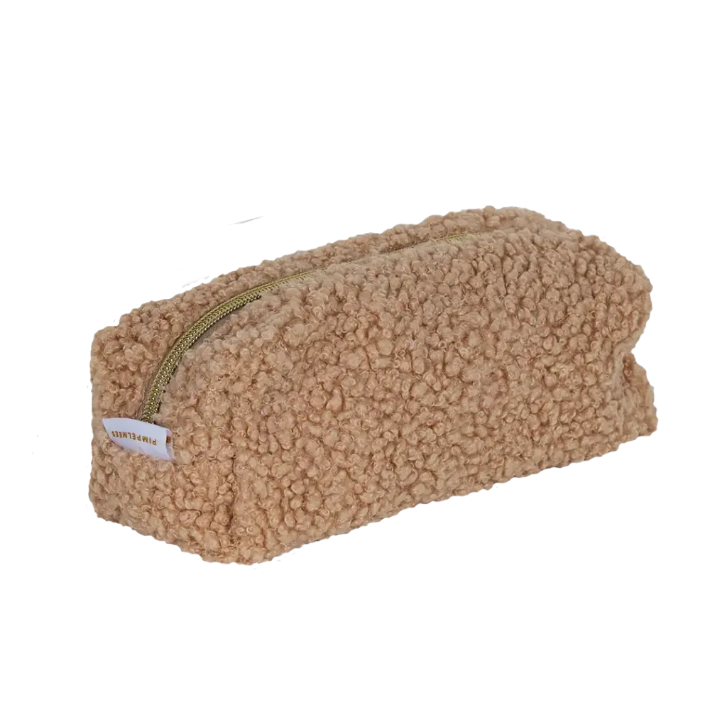 Pimpelmees pencil case Mono Teddy warm nude