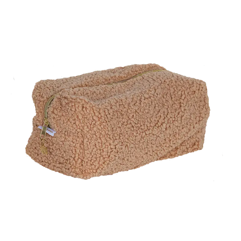 Pimpelmees Toiltery bag Mono Teddy warm nude