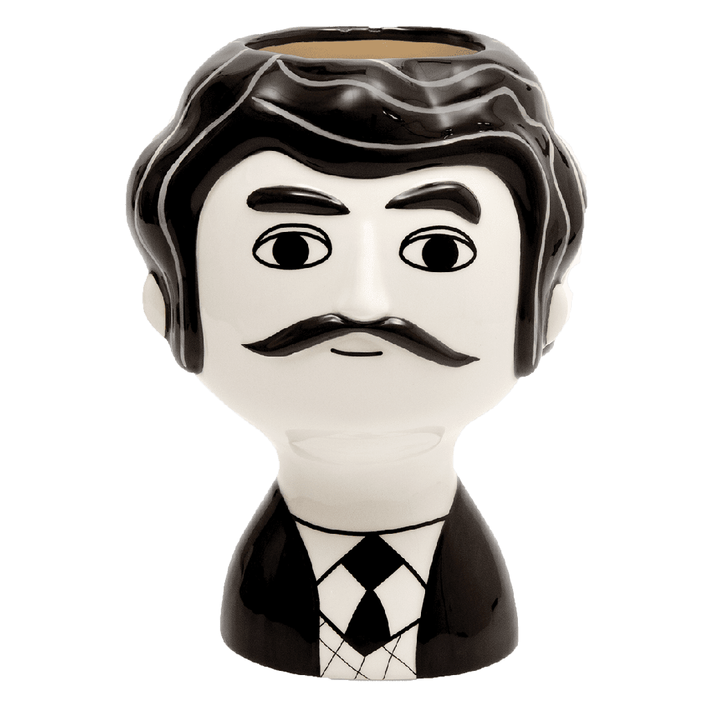 Kitsch Kitchen vase Carlos b/w