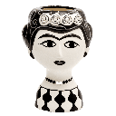 Kitsch Kitchen vase Marisol b/w