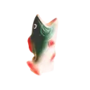 Kitsch Kitchen candle holder fish green/red