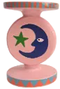 Kitsch Kitchen candle holder Loteria La Luna