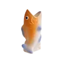 Kitsch Kitchen candle holder fish orange/blue