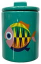 Kitsch Kitchen storage jar S Sealife fish