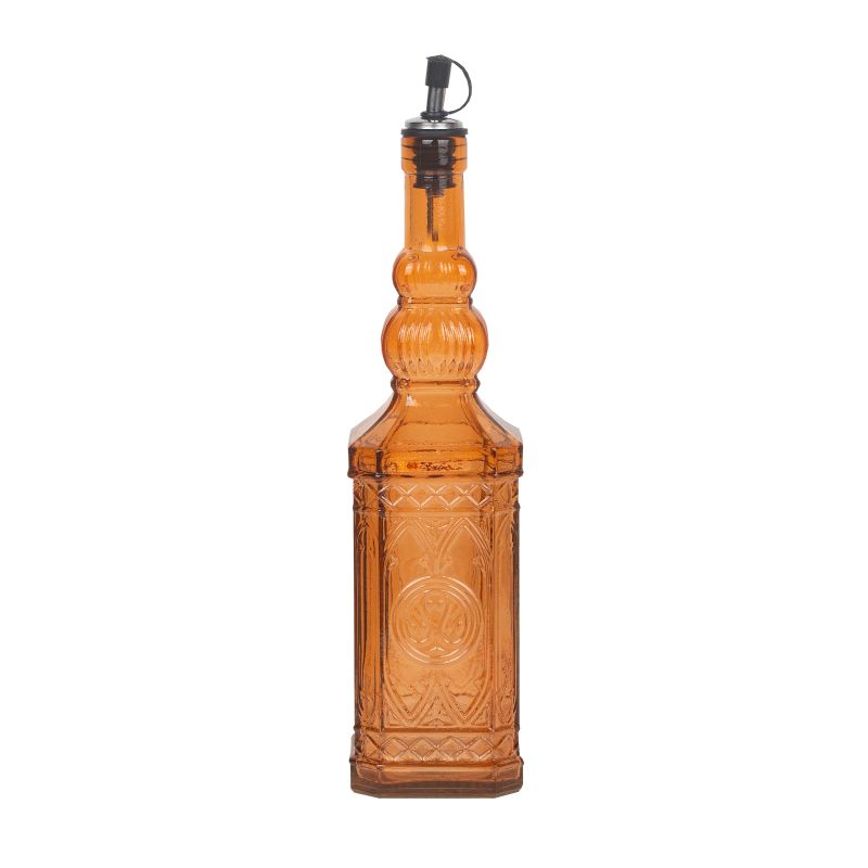 Kitsch Kitchen fles gerycled glas oranje 700 cc