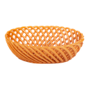 Kitsch Kitchen basket porcelain oval Streetstyle orange M