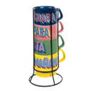 Kitsch Kitchen cups Streetstyle set of 4