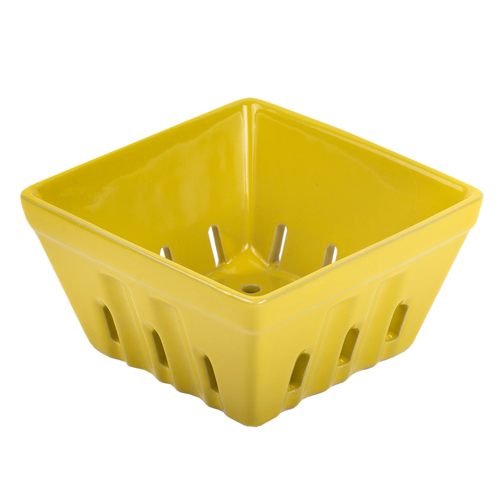 Kitsch Kitchen uitlekbakje 15 cm Streetstyle geel