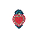 Kitsch Kitchen onderzetter Milagro hart rood 