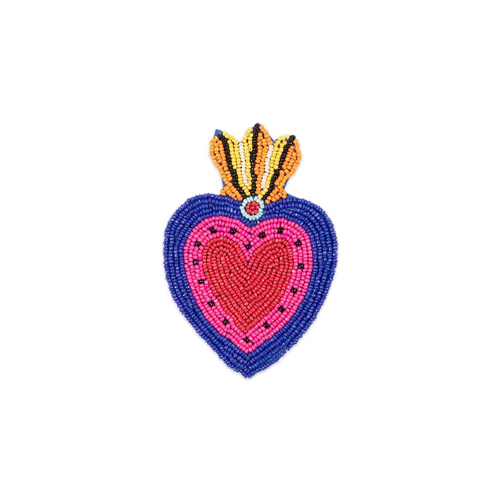 Kitsch Kitchen coaster Milagro heart pink 