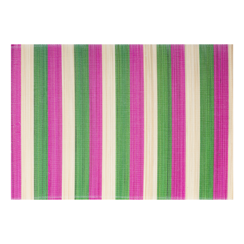 Kitsch Kitchen placemat bamboe groen/paars 