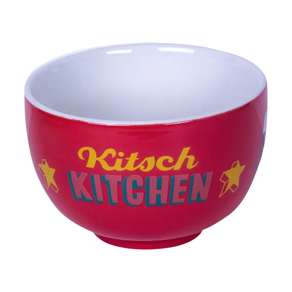 Kitsch Kitchen bowl El Restaurante red