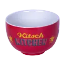 Kitsch Kitchen bowl El Restaurante red