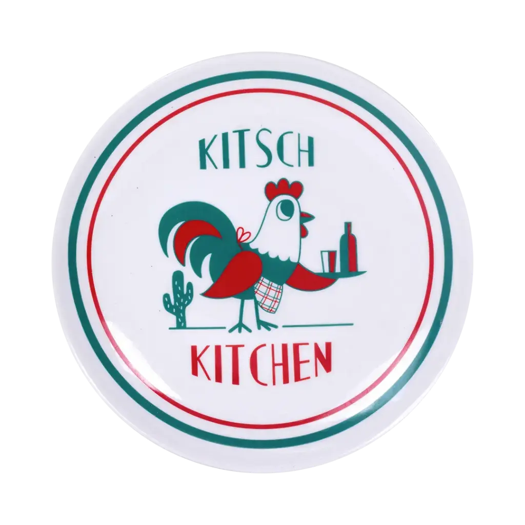 Kitsch Kitchen bord 21cm El Restaurante el camarero