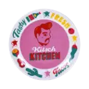 Kitsch Kitchen bord 21cm El Restaurante el signor