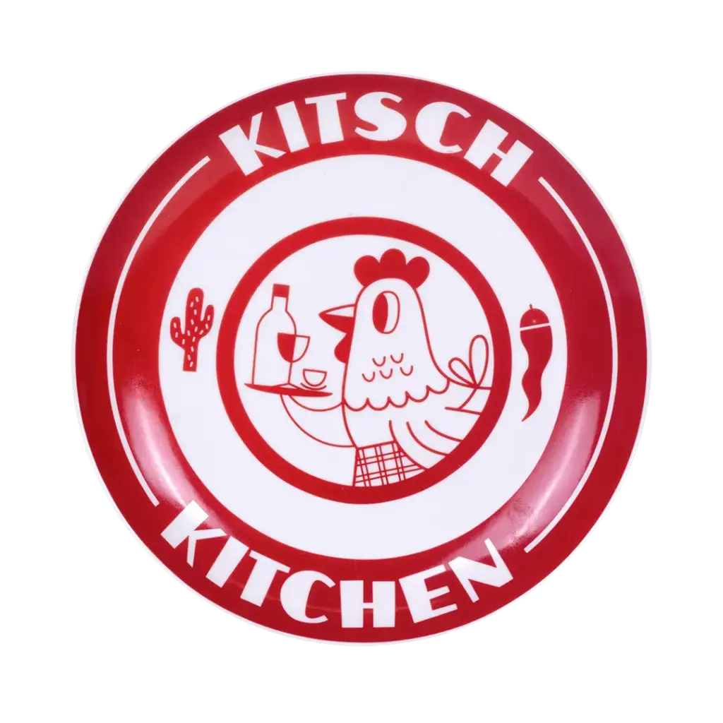 Kitsch Kitchen plate 26cm El Restaurante el camarero