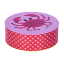 Kitsch Kitchen koekblik / koektrommel Sealife crab dia 20x6.8cm