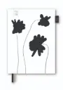 Pepa Lani B&W diary 2026/2027 poppy flower 