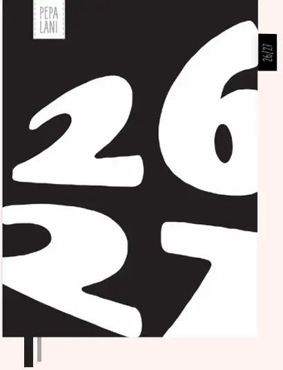 Pepa Lani B&W agenda 2026/2027 numbers 