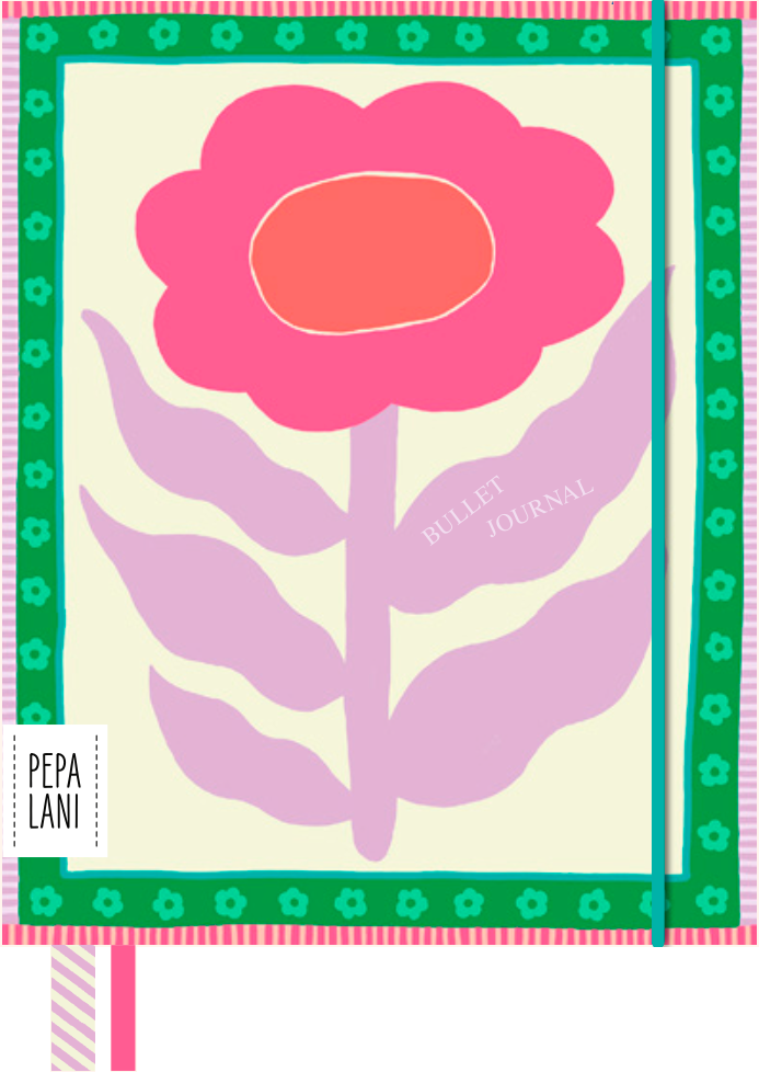 Pepa Lani Flower bullet journal pretty flower