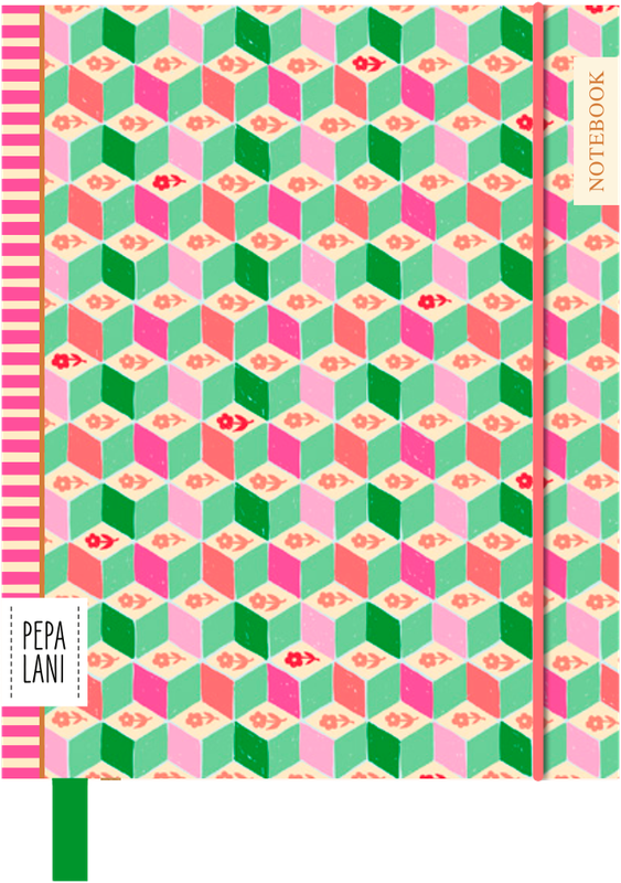 Pepa Lani Flower cubes notebook