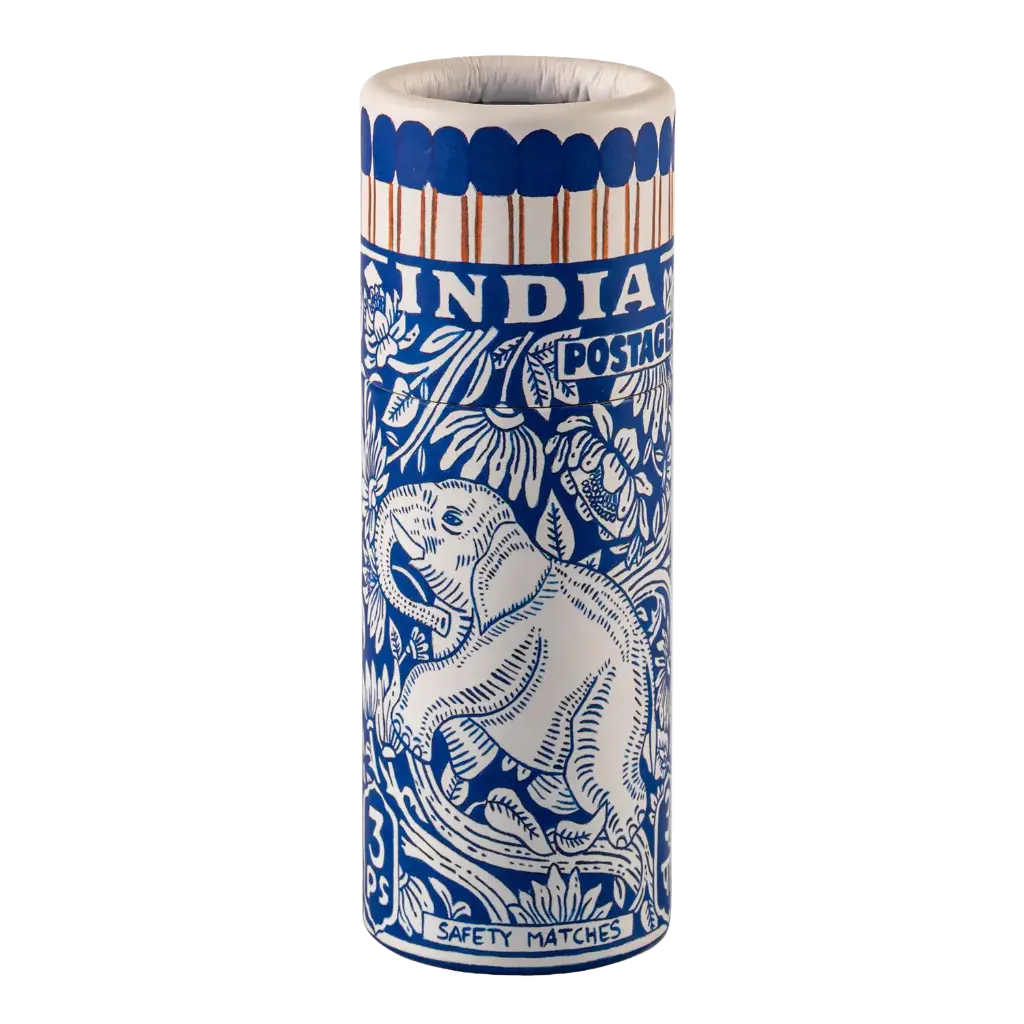 Archivist Elephant Stamp Small Cylinder Matches