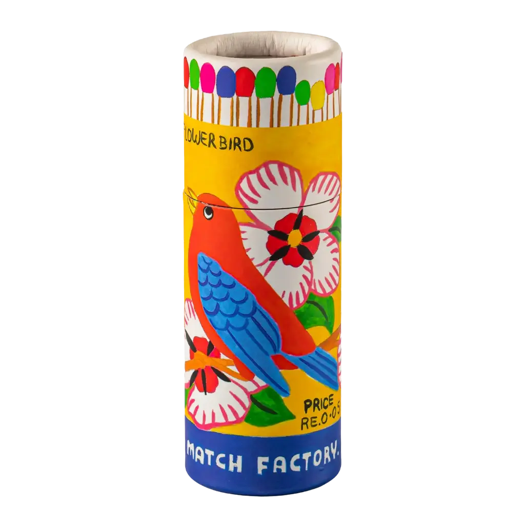 Archivist Flowerbird Small Cylinder Matches