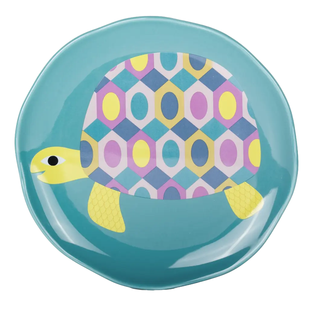 Kitsch Kitchen small plate round Sealife turtle
