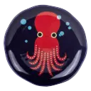 Kitsch Kitchen small plate round Sealife octopus