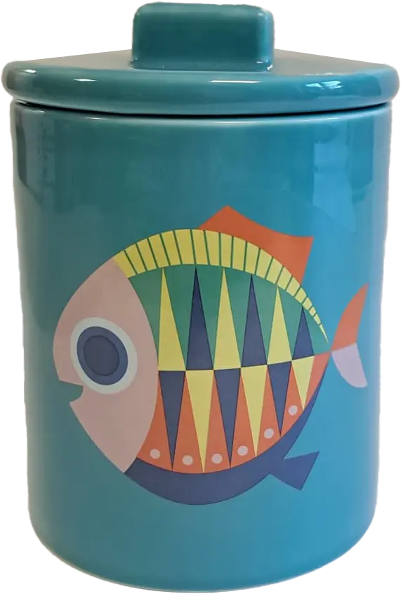 Kitsch Kitchen voorraadpot klein Sealife vis