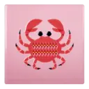 Kitsch Kitchen tegeltje Sealife krab