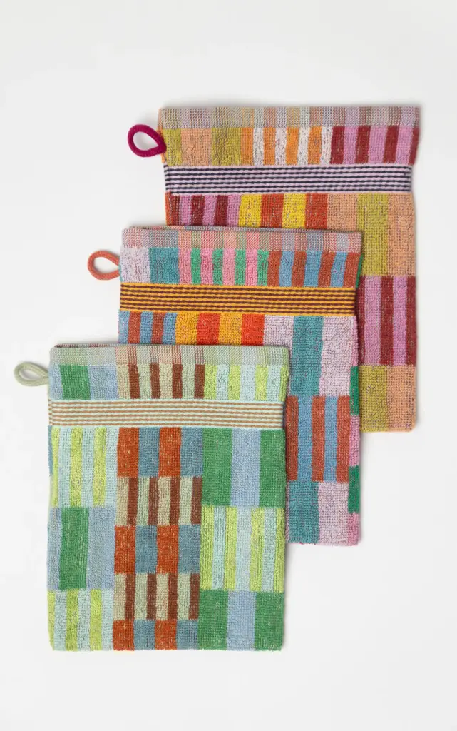 Foekje Fleur washand trio #80 tulip quilt