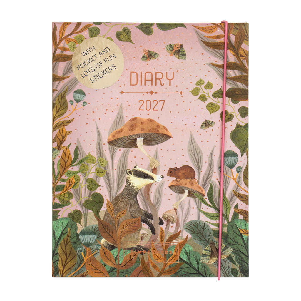 Pimpelmees Magical Forest agenda 2027 badger warm red