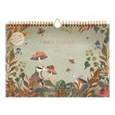 Pimpelmees Magical Forest familie planner 2027 badger grassy green