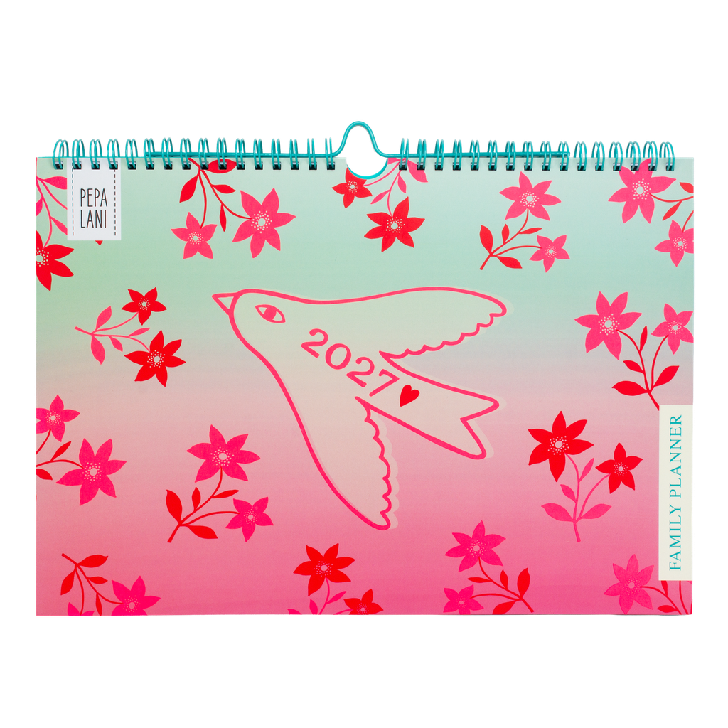 Pepa Lani Flower familie planner 2027 flowerbird