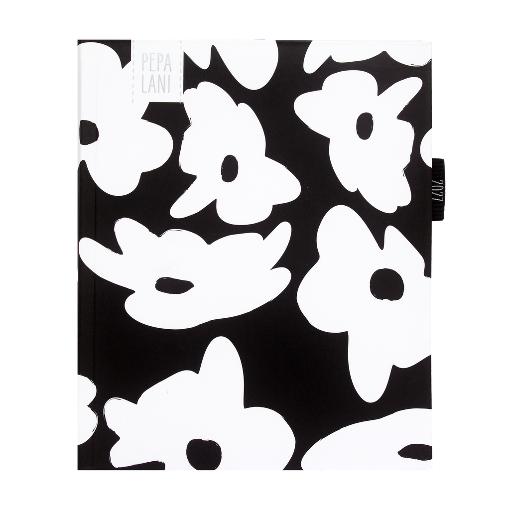 Pepa Lani Black & White diary 2027 Flowerbomb