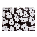 Pepa Lani Black & White familie planner 2027 Flowerbomb