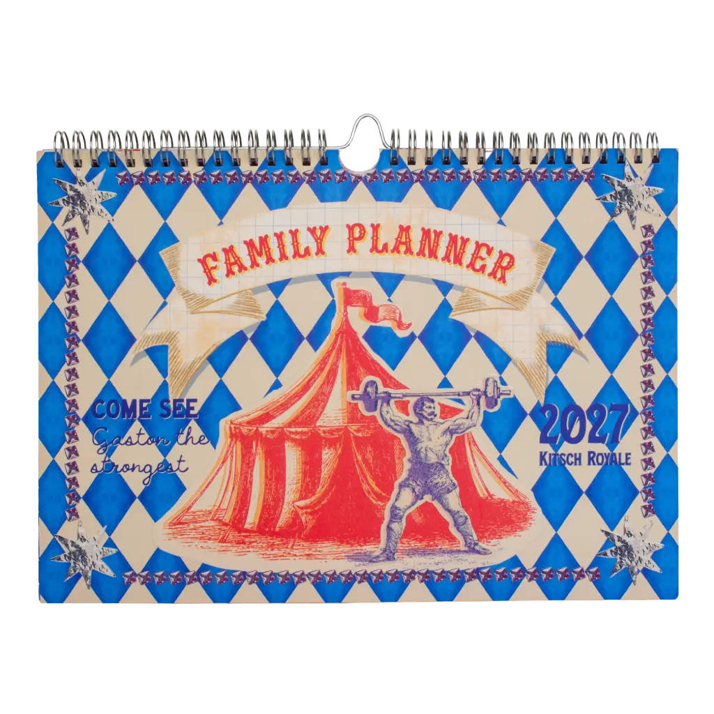 Kitsch Kitchen Kitsch Royale familie planner 2027 circus