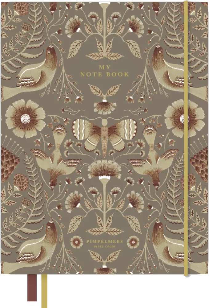 Pimpelmees Marigold notitieboek Clay