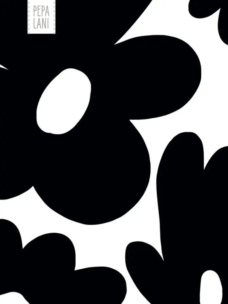 Pepa Lani Black & White notebook flowerbomb