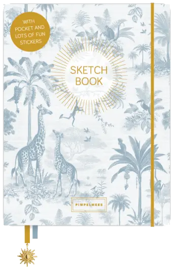 Pimpelmees Mono schetsboek Savannah Stories Breezy Blue