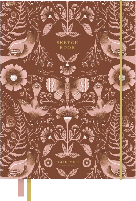 Pimpelmees Marigold sketchbook Terra