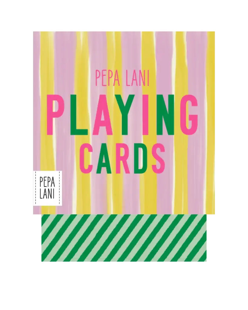 Pepa Lani Flower kaartspel happy stripes