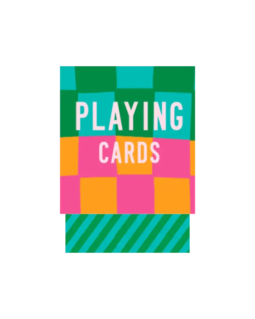 Pepa Lani Flower cardgame mini colourful checked