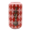 Kitsch Kitchen Kitsch Royale vaas Loretta roze/rood