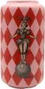 Kitsch Kitchen Kitsch Royale vaas Loretta roze/rood