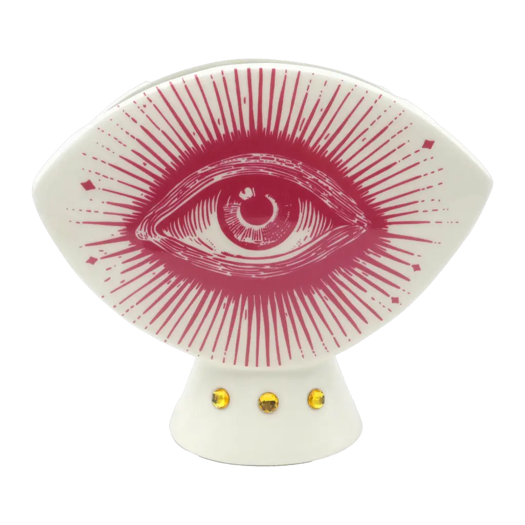 Kitsch Kitchen Kitsch Royale vaas Eye rood 